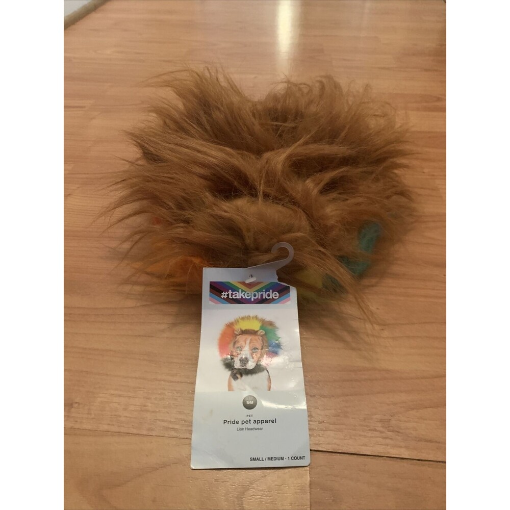 Pride Pet Apparel Lion Headwear #takepride in Sizes XXS/XS,S,M,L/XL Dog Cat